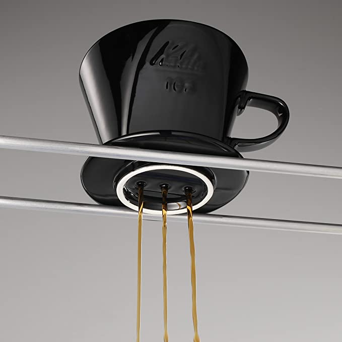 Kalita Style 102 Ceramic Coffee Dripper - Black - Pour - Over Dripper | Altohaus