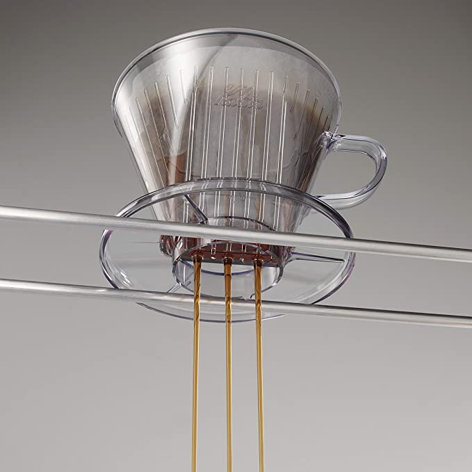 Kalita Style 103 Coffee Dripper - Clear Plastic - Pour - Over Dripper | Altohaus
