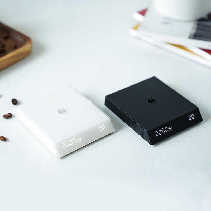 TIMEMORE Coffee Scale with Timer Black Mirror Nano White - Coffee Scale | Altohaus