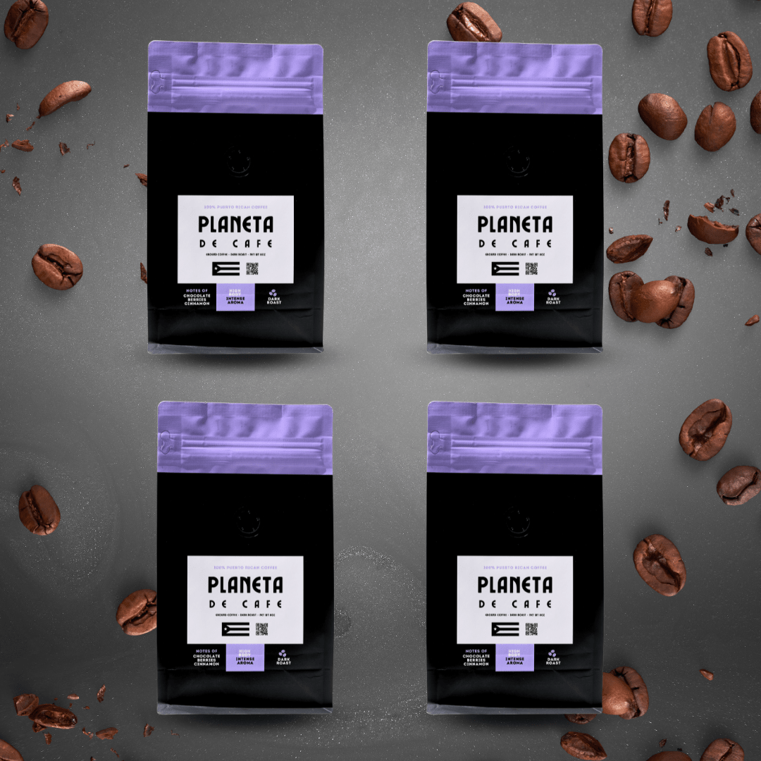 Puerto Rican Dark Roast Coffee 4 Pack - Whole Bean - Coffee & Beans | Altohaus