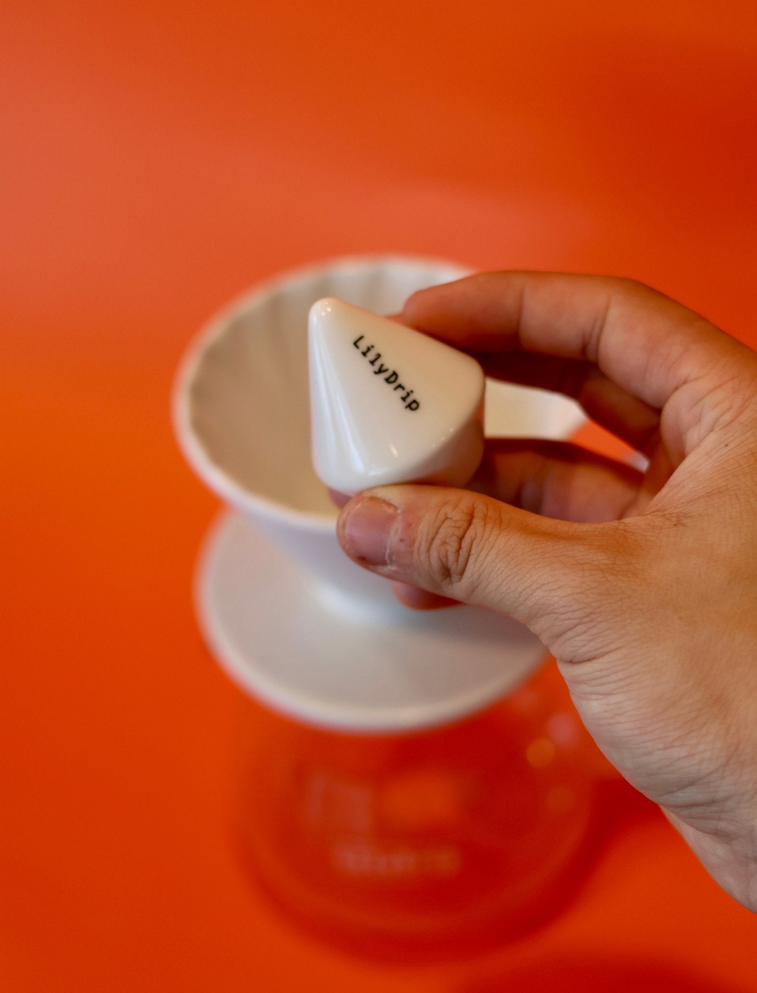 LilyDrip – Ceramic Pour - Over Specialty Coffee Accessory, Fits Pour - Over Cone Drippers - Coffee Accessories | Altohaus