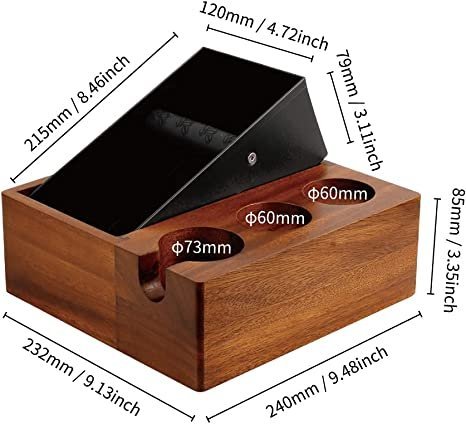 ACG 58mm Espresso Knock Box and Tamping Station - Barista Tools | Altohaus
