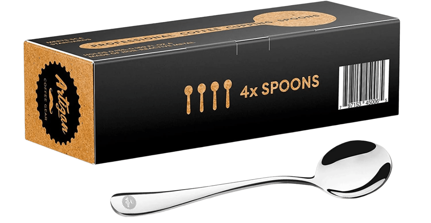 Specialty Coffee Association (SCA) Compliant - Coffee Cupping Spoon - Set of 4 Spoons - Barista Tools | Altohaus