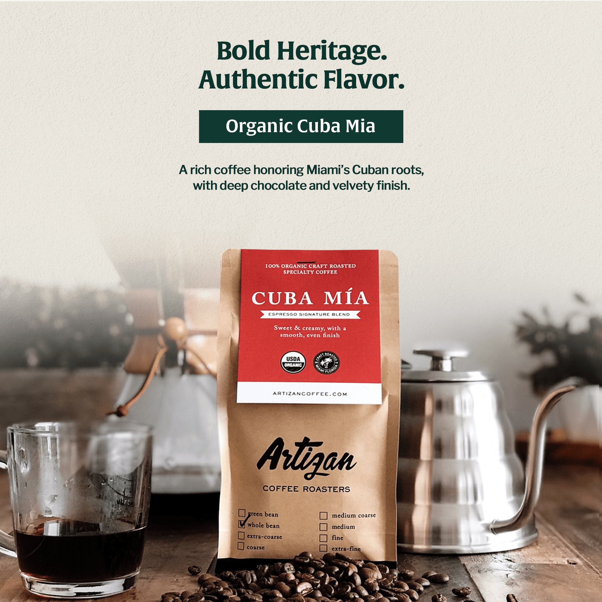 Organic Cuba Mia - Beans & Ground | Altohaus