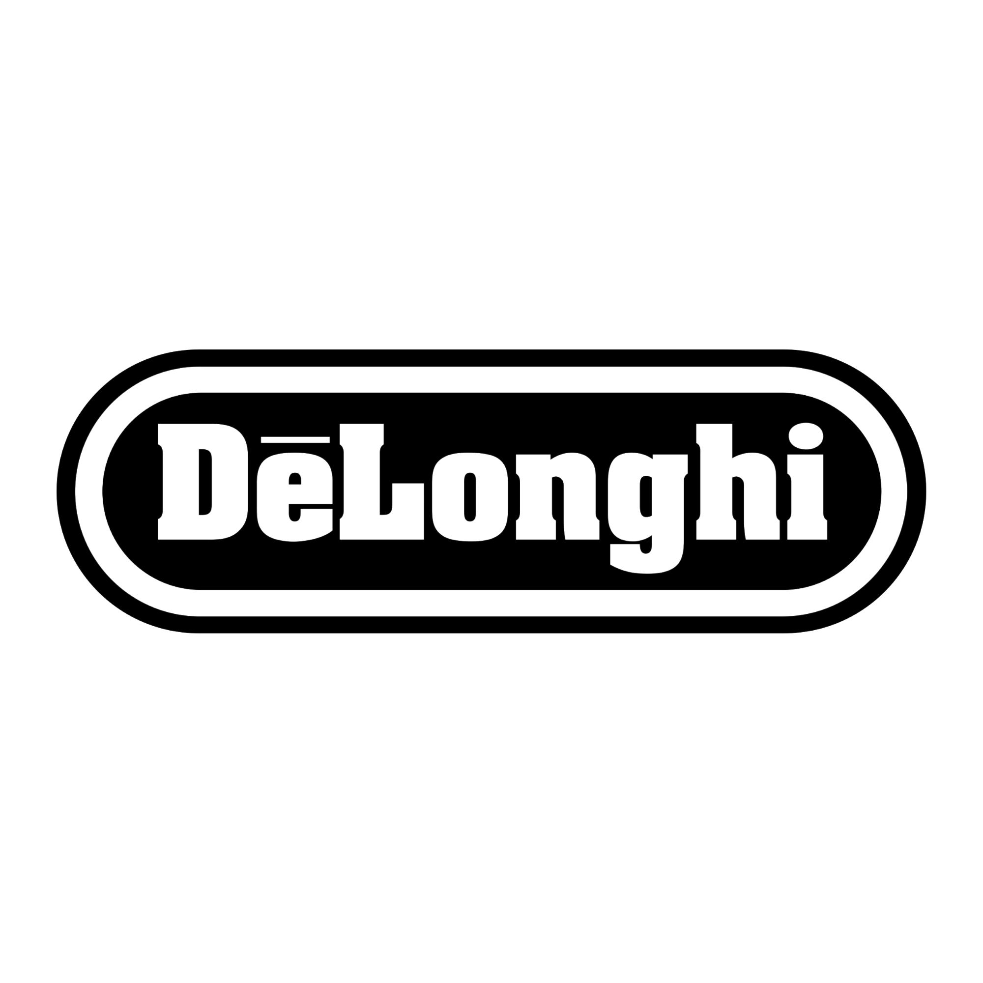 DeLonghi logo on a white background