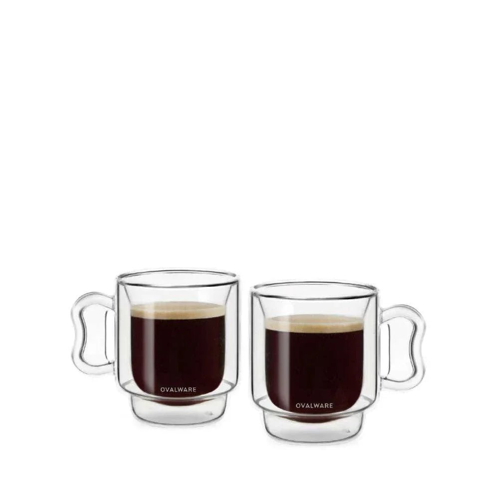 Double Wall Espresso Cups - 120ml/4oz - Cups & Drinkware | Altohaus