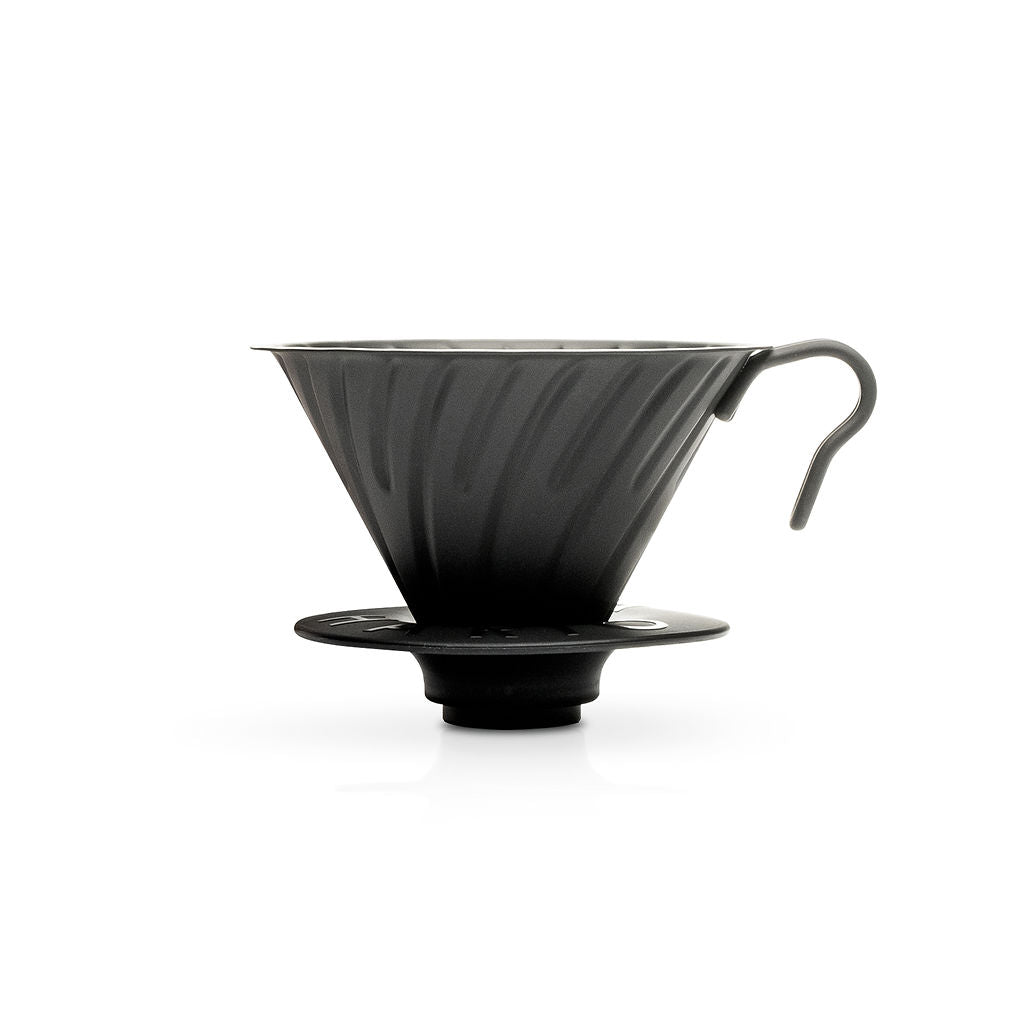 V60 Metal Coffee Dripper 02 - Black - Pour - Over Dripper | Altohaus