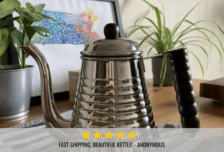 Kalita Wave Stainless Steel Gooseneck Kettle - 1L - Brewers & Pour - Over | Altohaus
