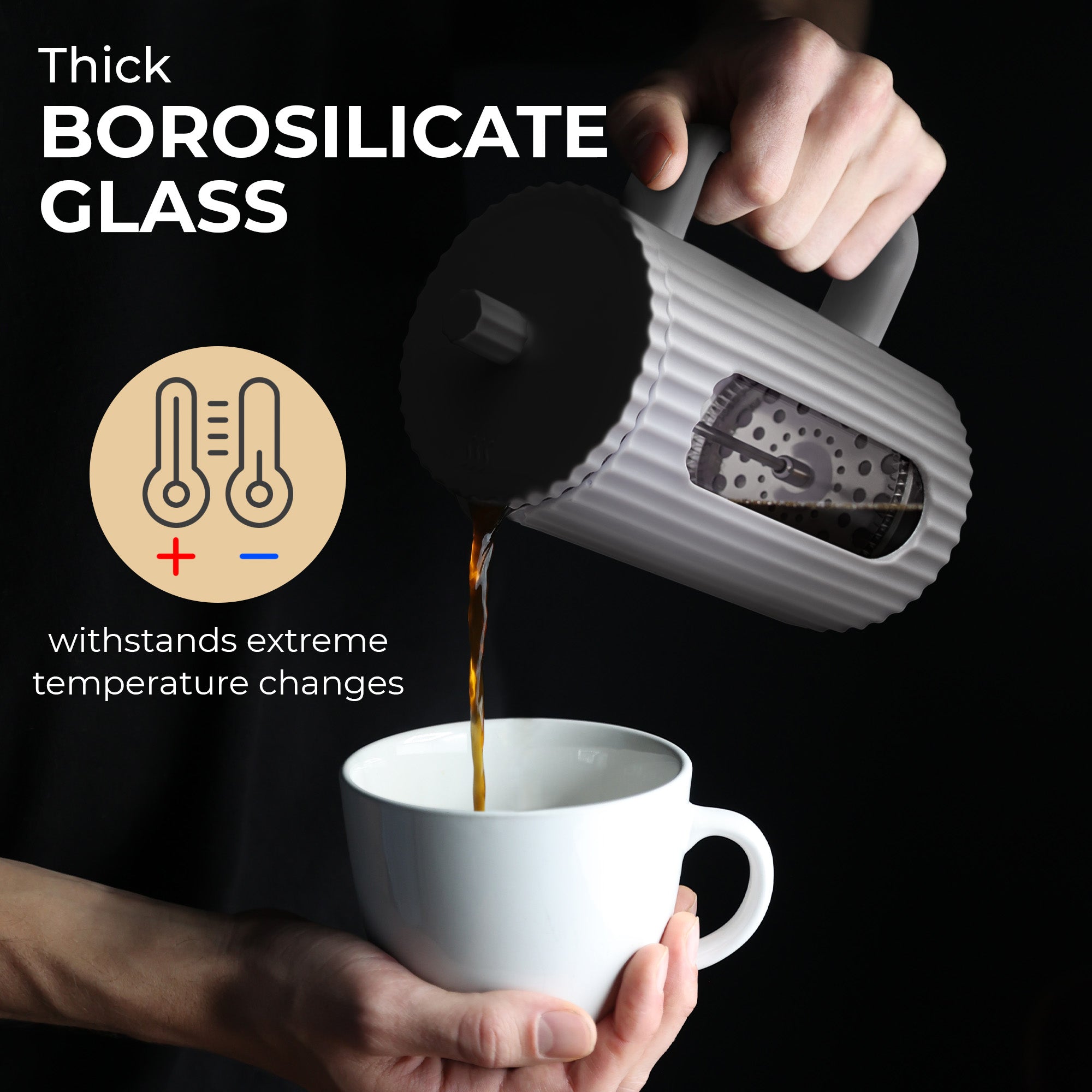 Glass French Press (800ml), KF1114 - Brewers & Pour - Over | Altohaus
