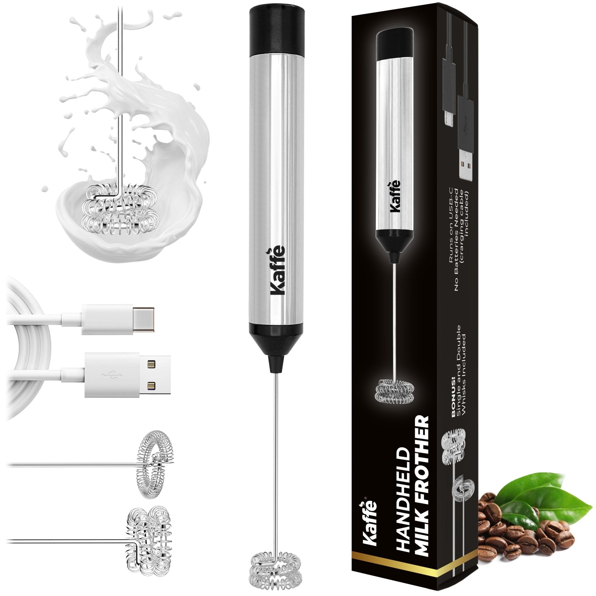 Handheld Milk Frother (USB Rechargeable), KF6022NS - Milk Frothers | Altohaus