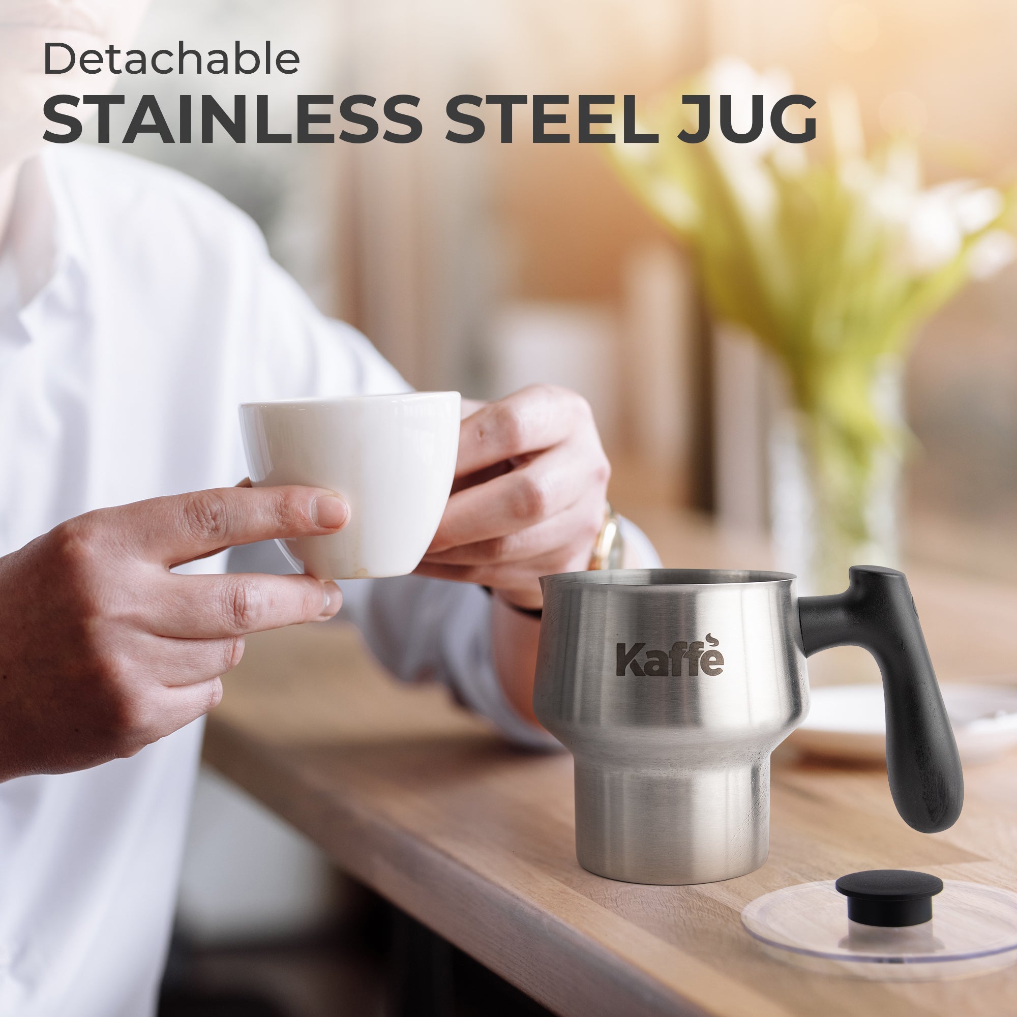 Pour - in Premium Milk Frother w/ Digital Screen, KF6075 - Milk Frothers | Altohaus