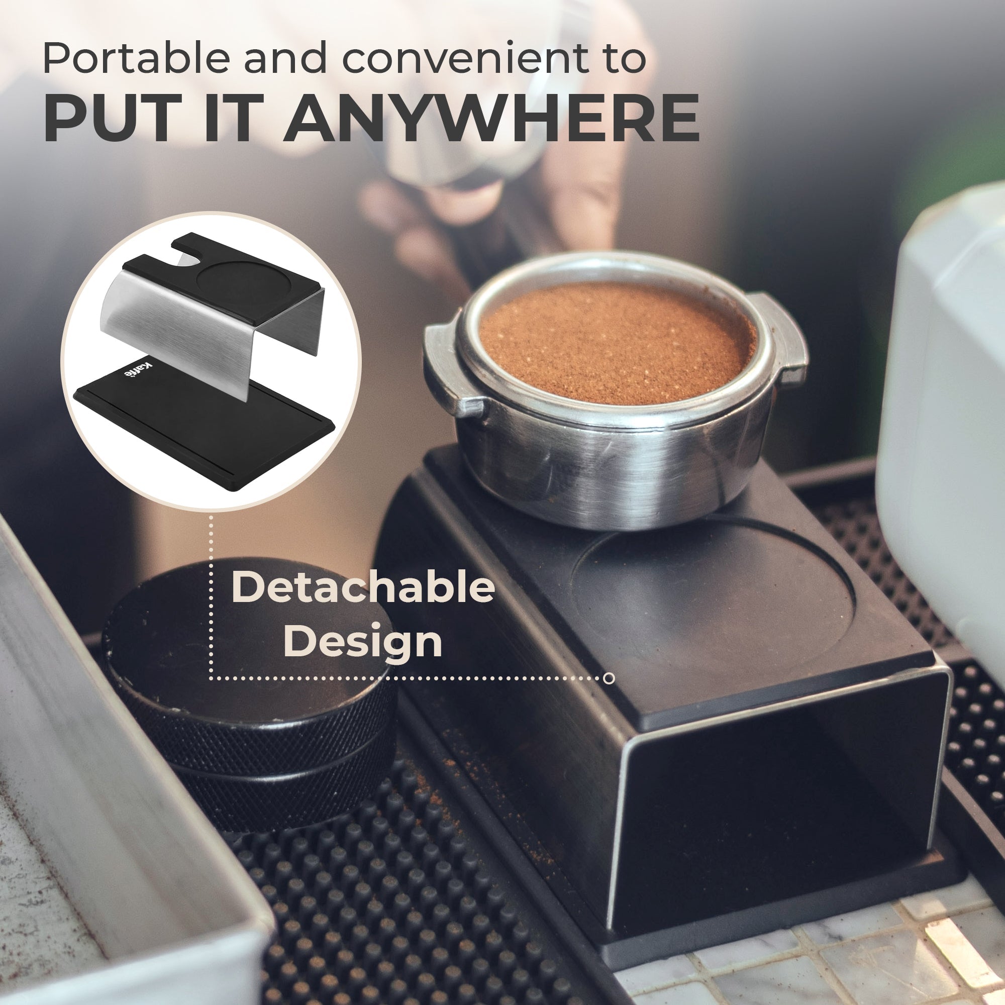 Espresso Tamping Mat & Portafilter Holder, KFTH01 - Espresso Tools | Altohaus