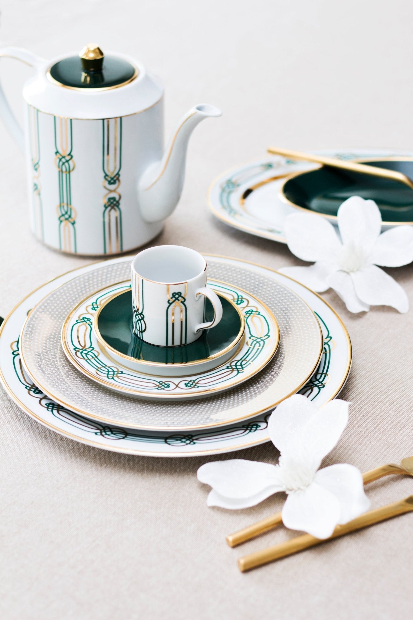 Liberty Espresso Cup + Saucer (Set of 4) - Cups & Drinkware | Altohaus