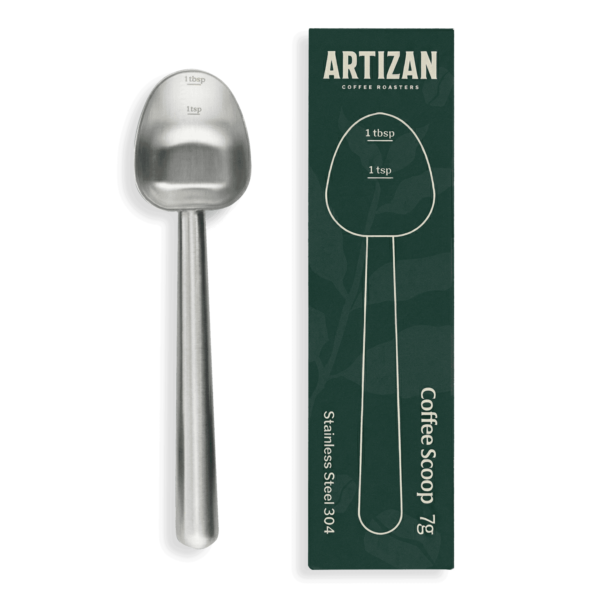 Artizan Coffee 1 Tbsp Coffee Measuring Scoop, Stainless Steel Copper Scoop for Ground Coffee, Beans, Tea & More - 7g, 17 cm Long Handle - Barista Tools | Altohaus