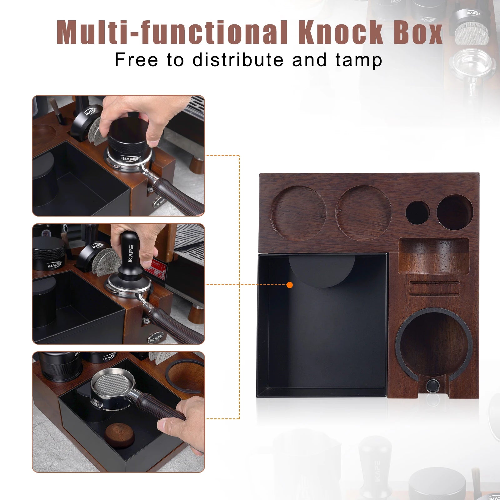 V5 Espresso Knock Box & Organizer - Accessories | Altohaus