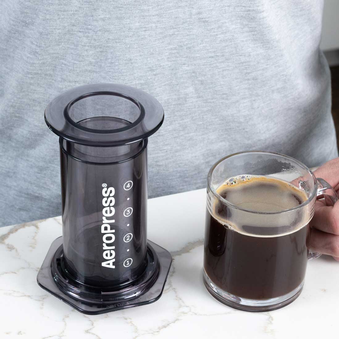 AeroPress Clear Coffee Maker - Black - Coffee Brewer | Altohaus