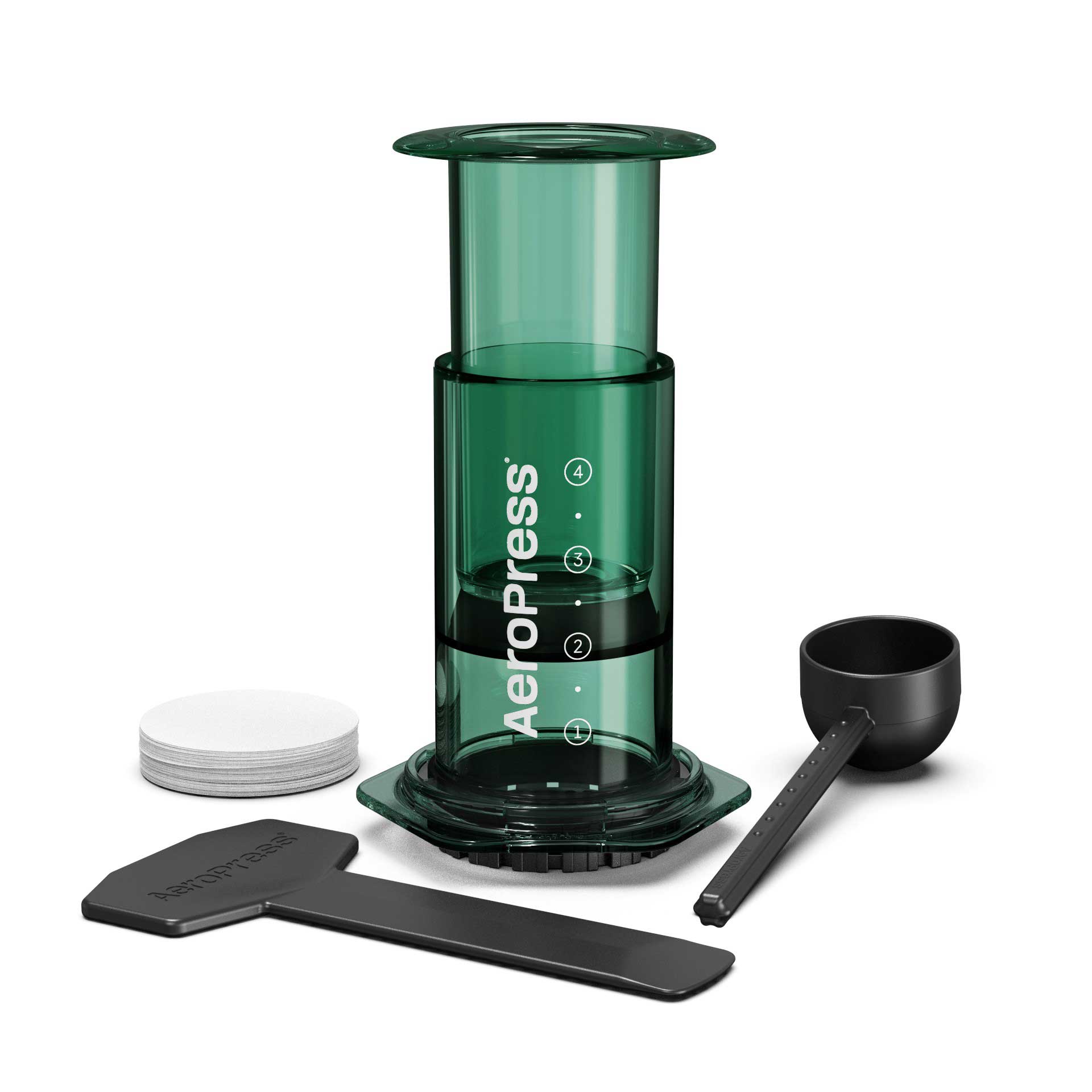AeroPress Clear Coffee Maker - Green - Coffee Brewer | Altohaus