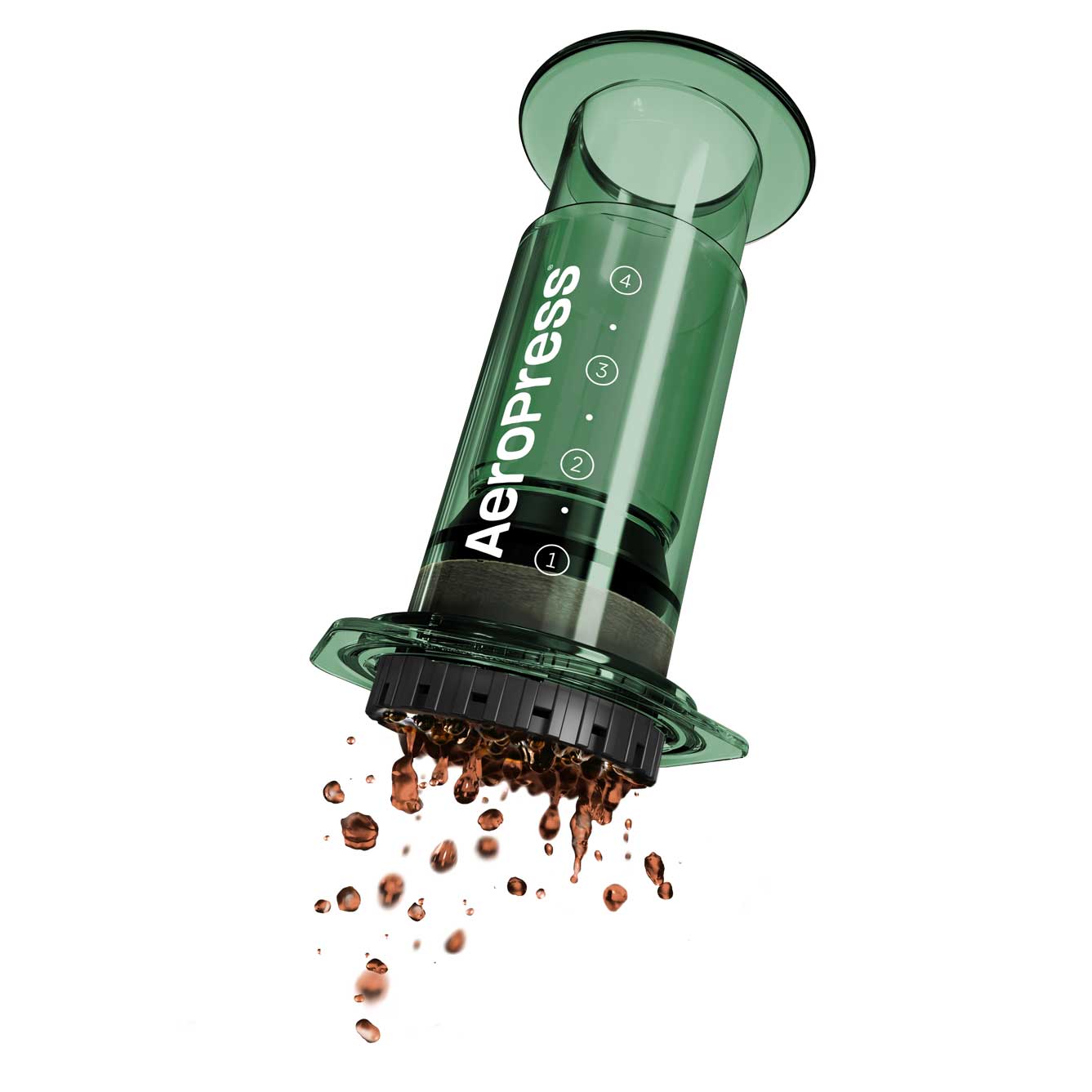 AeroPress Clear Coffee Maker - Green - Coffee Brewer | Altohaus