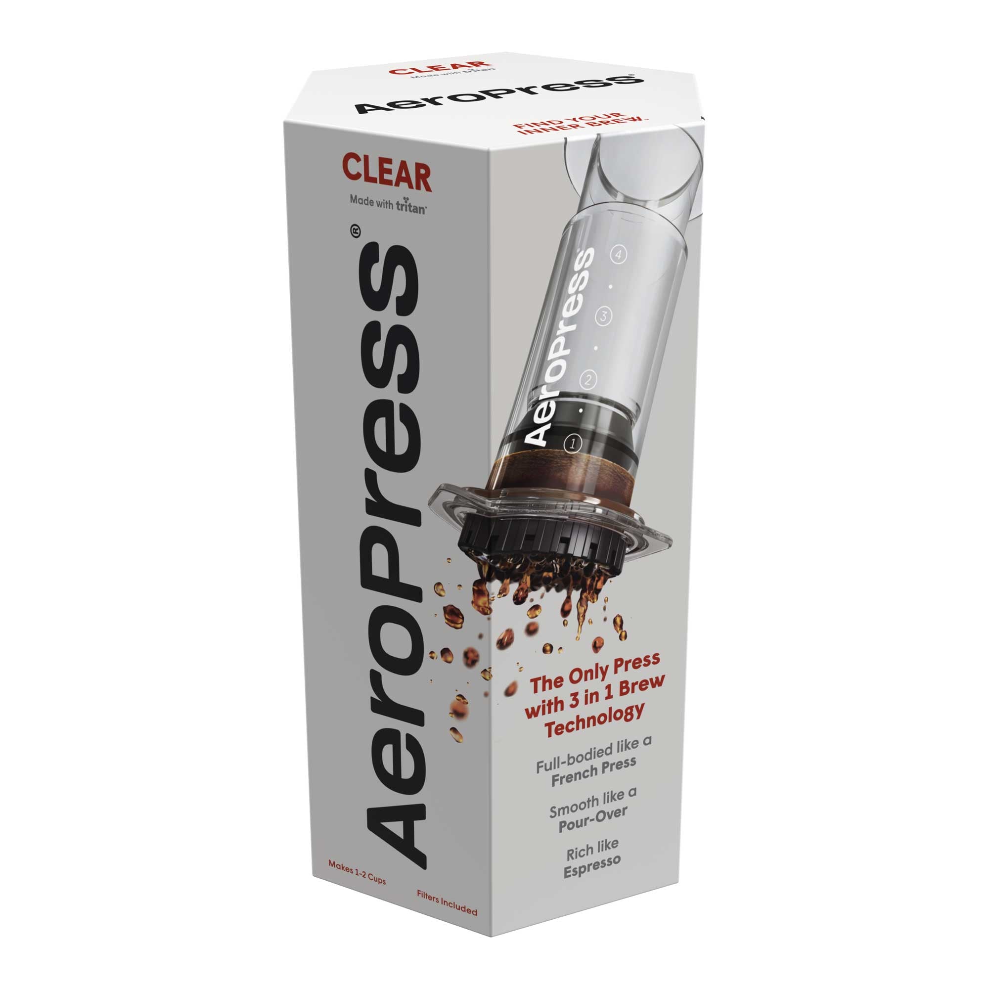 AeroPress Clear Coffee Maker - Coffee Brewer | Altohaus