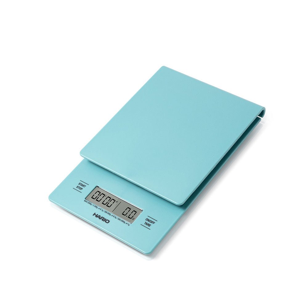 Hario V60 Drip Scale and Timer - Turquoise - Coffee Scale | Altohaus