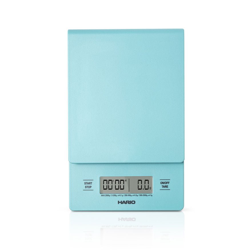 Hario V60 Drip Scale and Timer - Turquoise - Coffee Scale | Altohaus