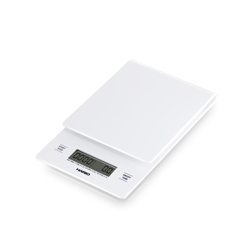 Hario V60 Drip Scale and Timer - White - Coffee Scale | Altohaus