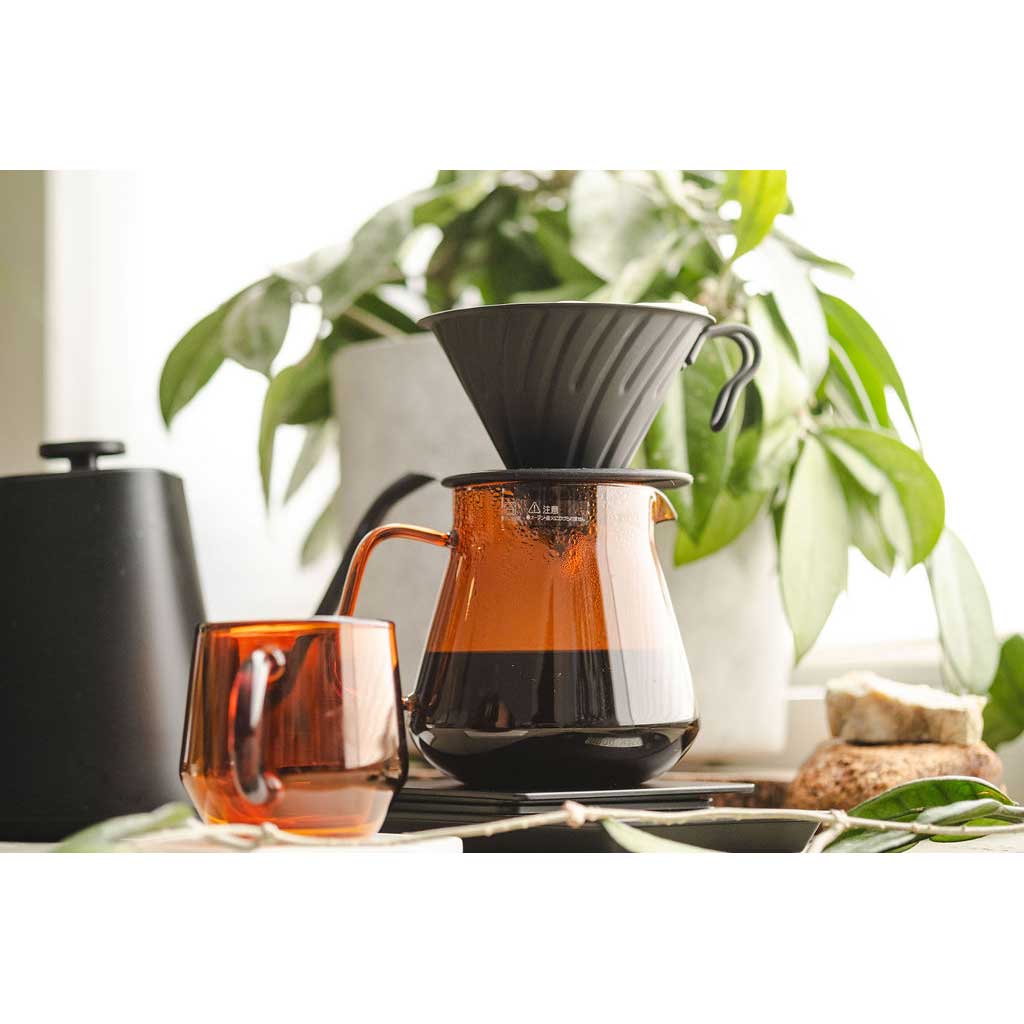 V60 Metal Coffee Dripper 02 - Black - Pour - Over Dripper | Altohaus