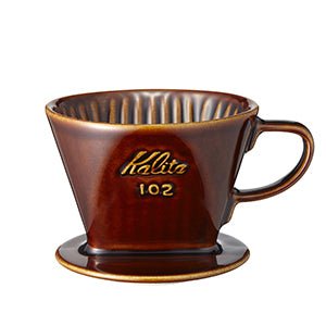Kalita Style 102 Ceramic Coffee Dripper - Brown - Pour - Over Dripper | Altohaus