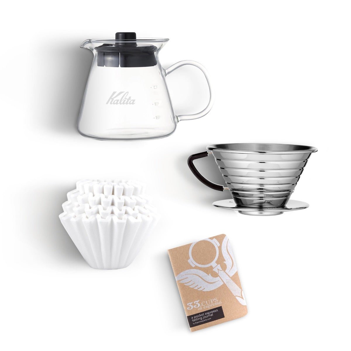 Kalita Wave 185 Pro Pour Over Coffee Kit - Stainless Steel - Pour - Over Kit | Altohaus