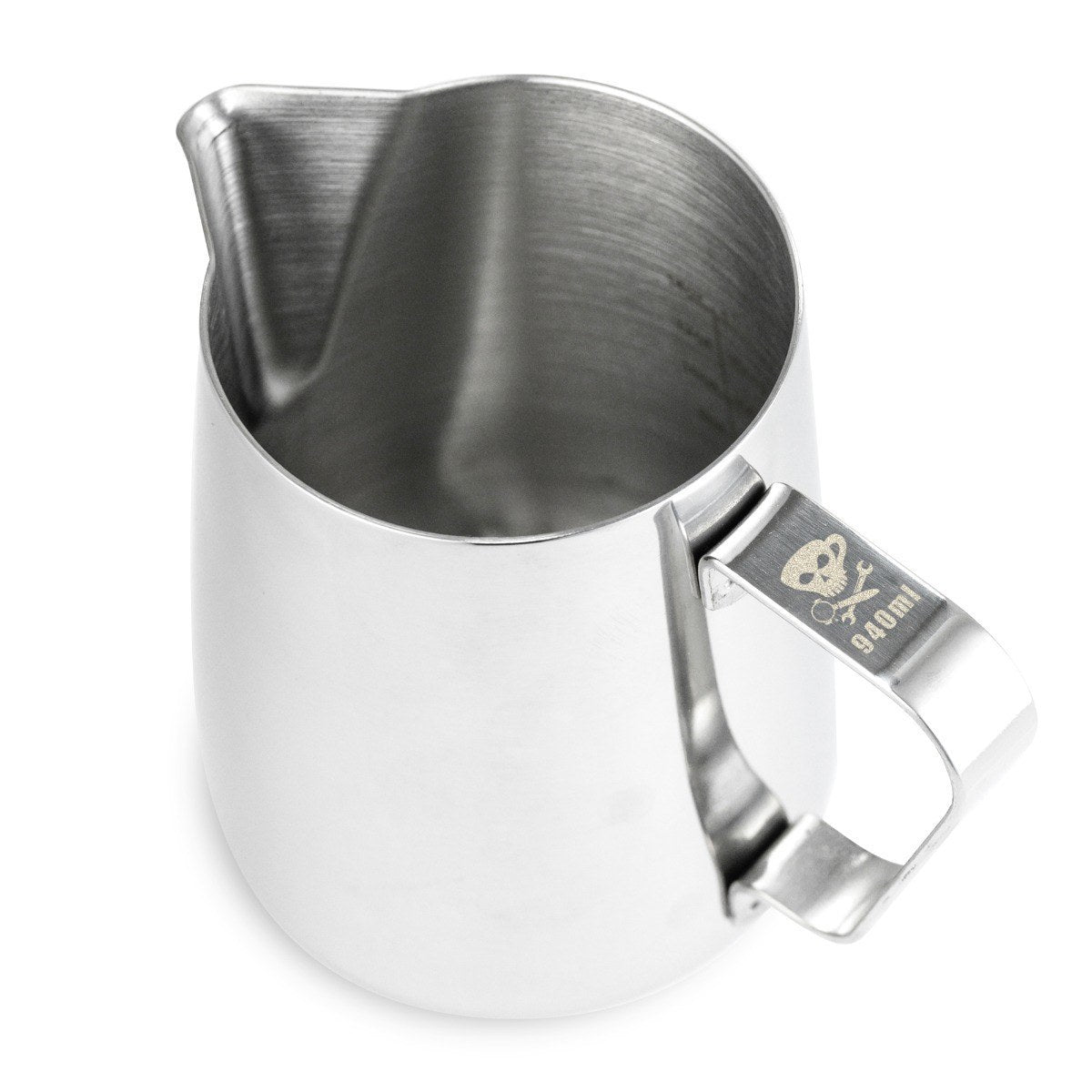 Barista Basics Milk Frothing Pitcher, 32oz, Silver - Coffee Accessories | Altohaus