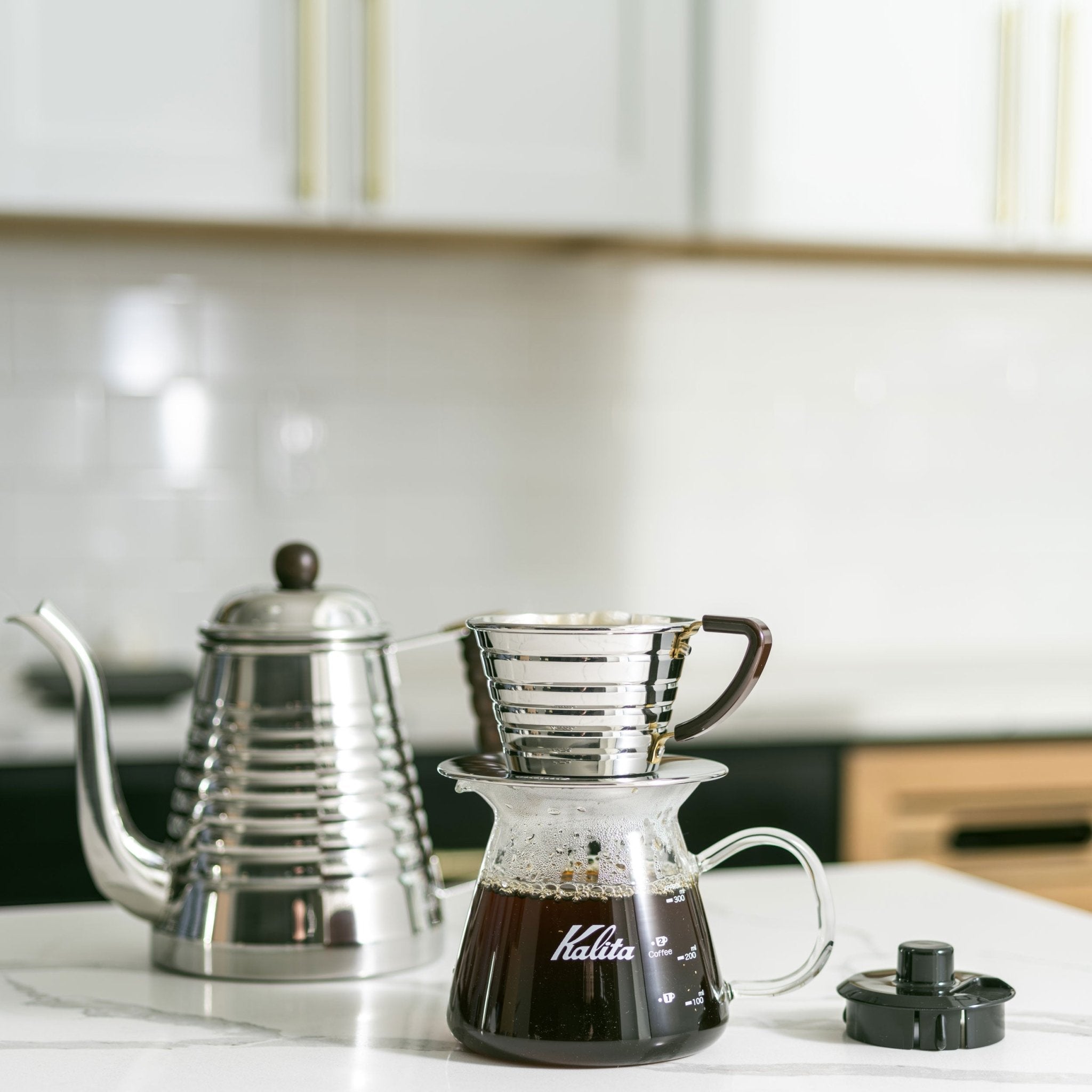 Kalita Wave 155 Stainless Steel Coffee Dripper - Brewers & Pour - Over | Altohaus