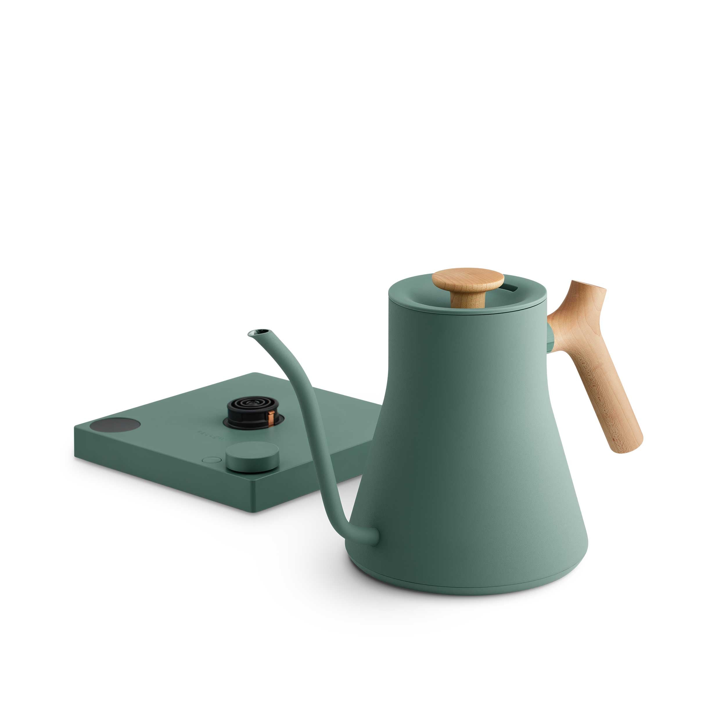 Fellow Stagg EKG Pro Electric Kettle - Smoke Green w/ Maple - Brewers & Pour - Over | Altohaus