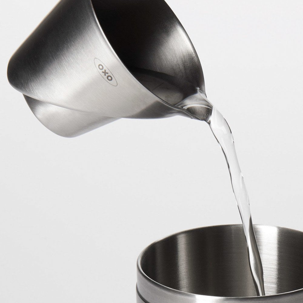 OXO SteeL Stainless Jigger Angled Measuring Cup - Accessories | Altohaus