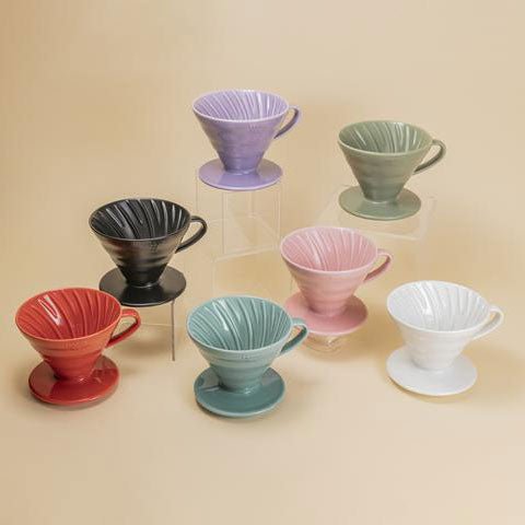 V60 Ceramic Coffee Dripper 02 - Red - Pour - Over Dripper | Altohaus