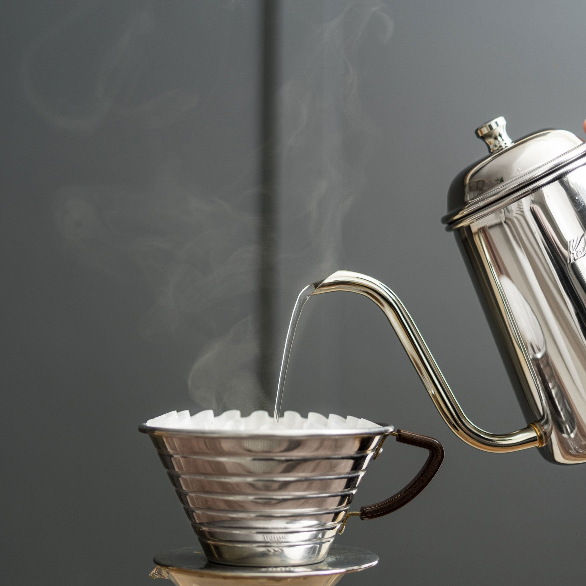 Kalita Wave 185 Stainless Steel Coffee Dripper - Pour - Over Dripper | Altohaus