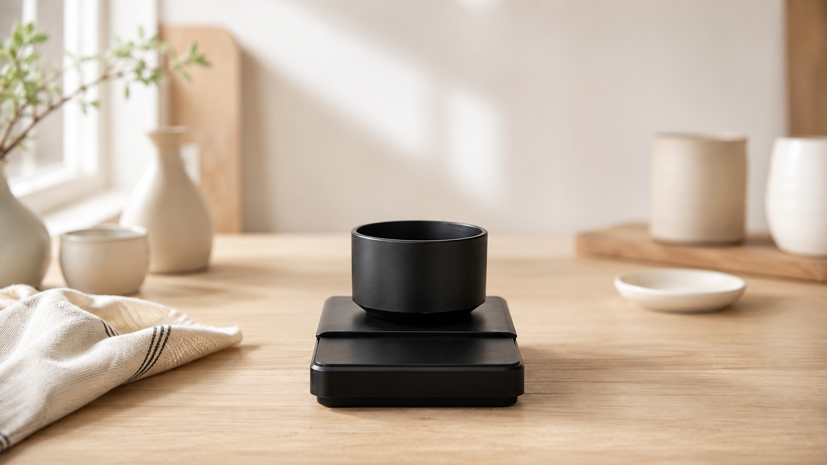 Precision coffee scales with timer for espresso and pour-over
