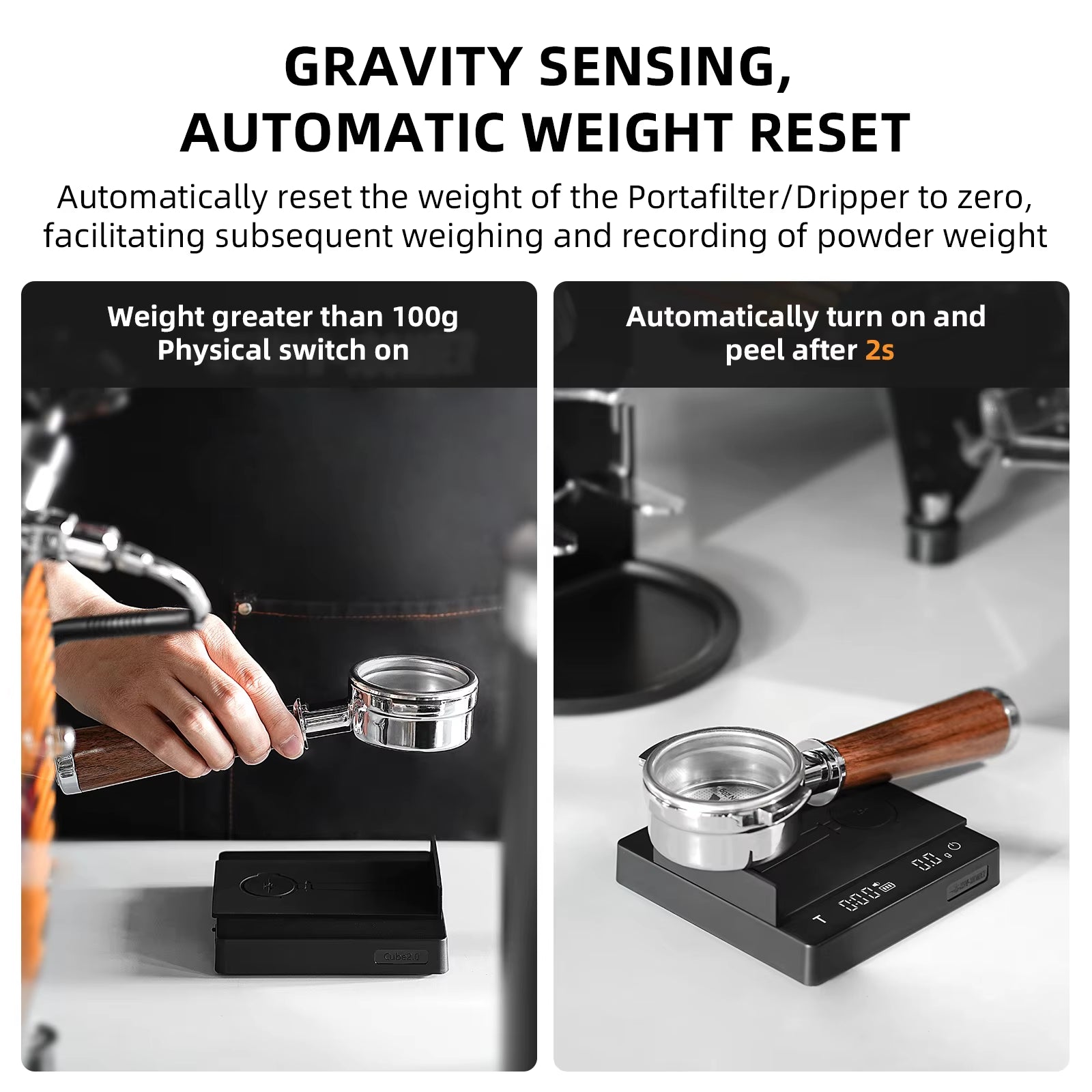 Rechargeable Coffee Scale with Timer - Coffee Accessories | Altohaus