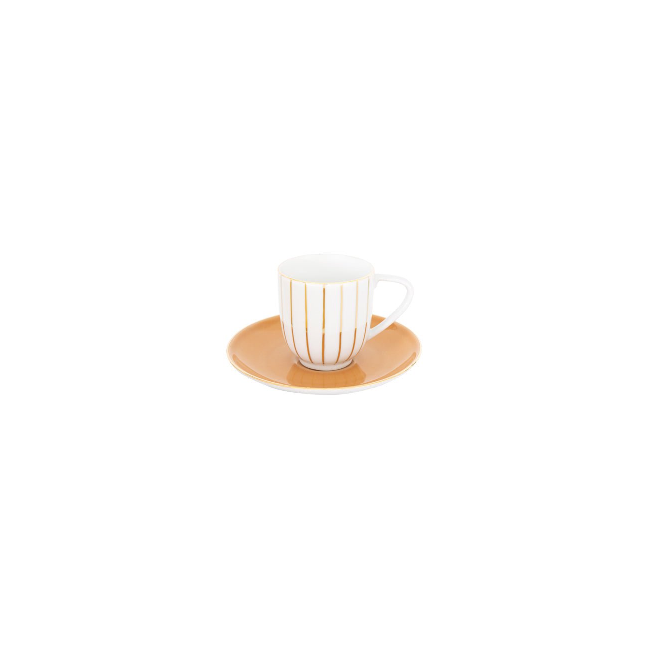 Golden Orbit Espresso Cup + Saucer (Set of 4) - Cups & Drinkware | Altohaus