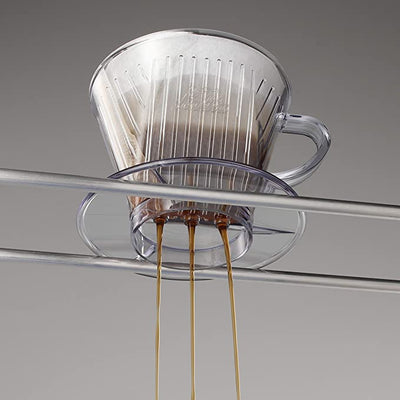 Kalita Style 102 Coffee Dripper - Clear Plastic - Pour - Over Dripper | Altohaus