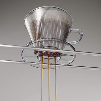 Kalita Style 103 Wide Brim Coffee Dripper - Clear Plastic - Pour - Over Dripper | Altohaus