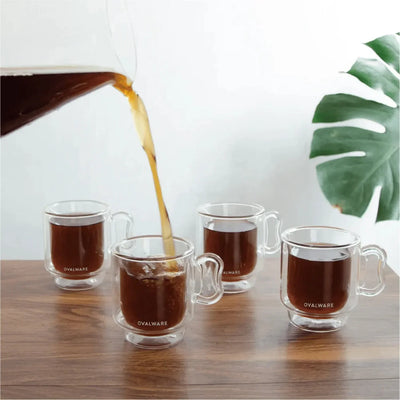 Double Wall Espresso Cups - 120ml/4oz - Cups & Drinkware | Altohaus