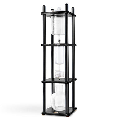 Yama Glass Cold Brew Tower – Black Straight Frame – 25 Cup (100 oz) - Cold - Brewer | Altohaus