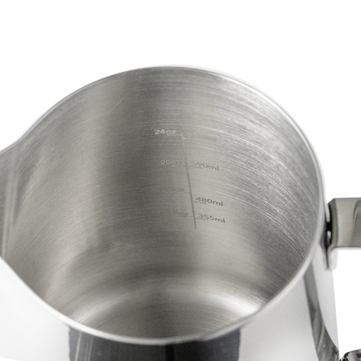 Barista Basics Milk Frothing Pitcher, 32oz, Silver - Coffee Accessories | Altohaus