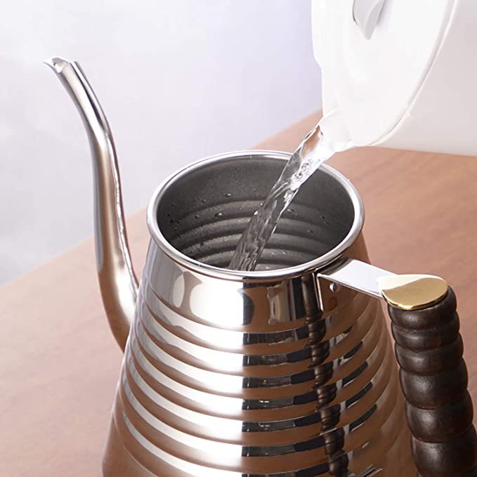 Kalita Wave Stainless Steel Gooseneck Kettle - 1L - Brewers & Pour - Over | Altohaus