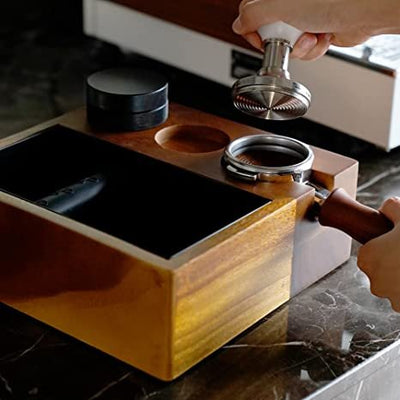 ACG 58mm Espresso Knock Box and Tamping Station