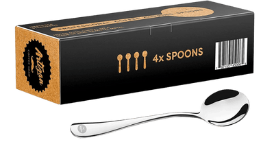 Specialty Coffee Association (SCA) Compliant - Coffee Cupping Spoon - Set of 4 Spoons - Barista Tools | Altohaus