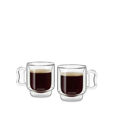 Double Wall Espresso Cups - 120ml/4oz - Cups & Drinkware | Altohaus