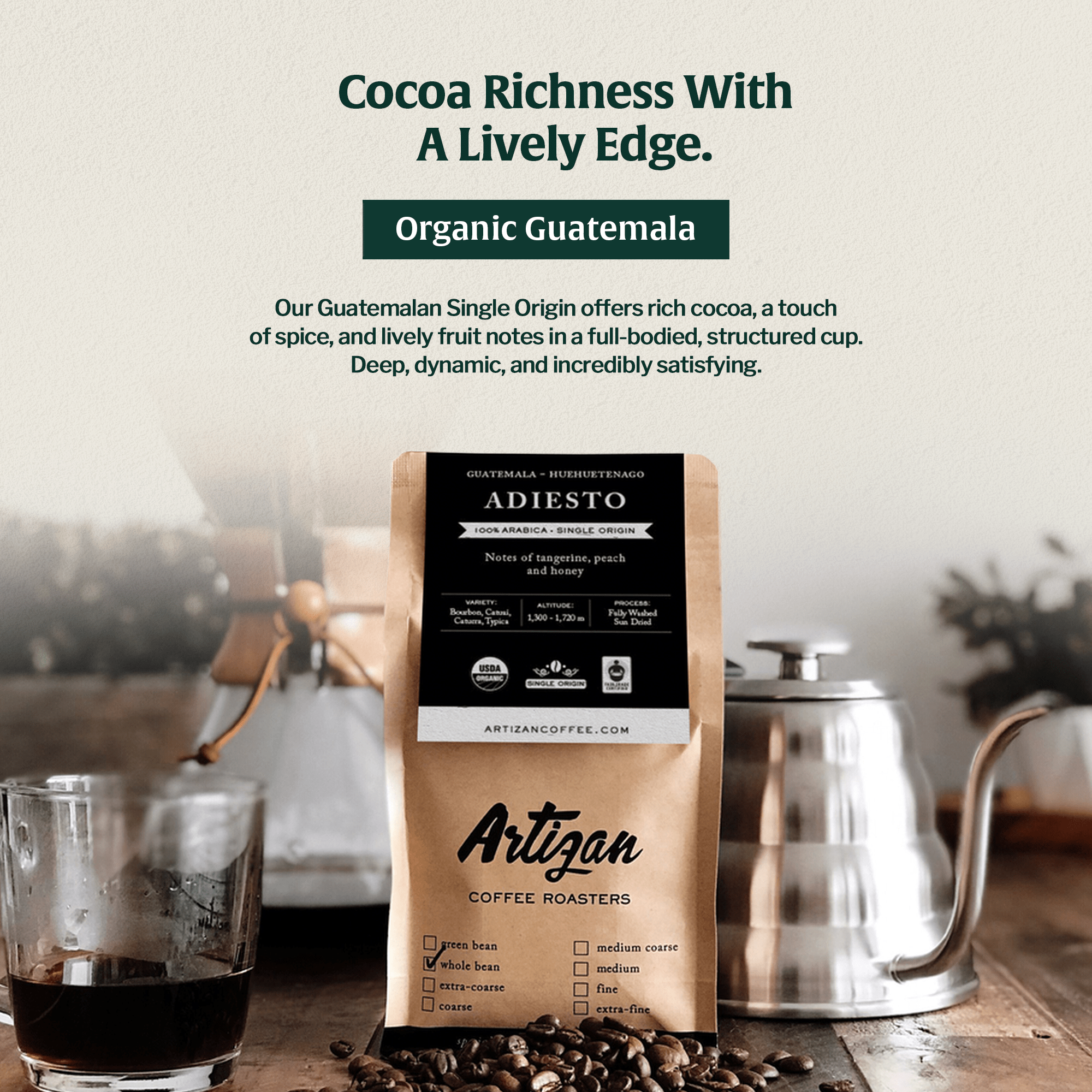 Organic Guatemala - Beans & Ground | Altohaus
