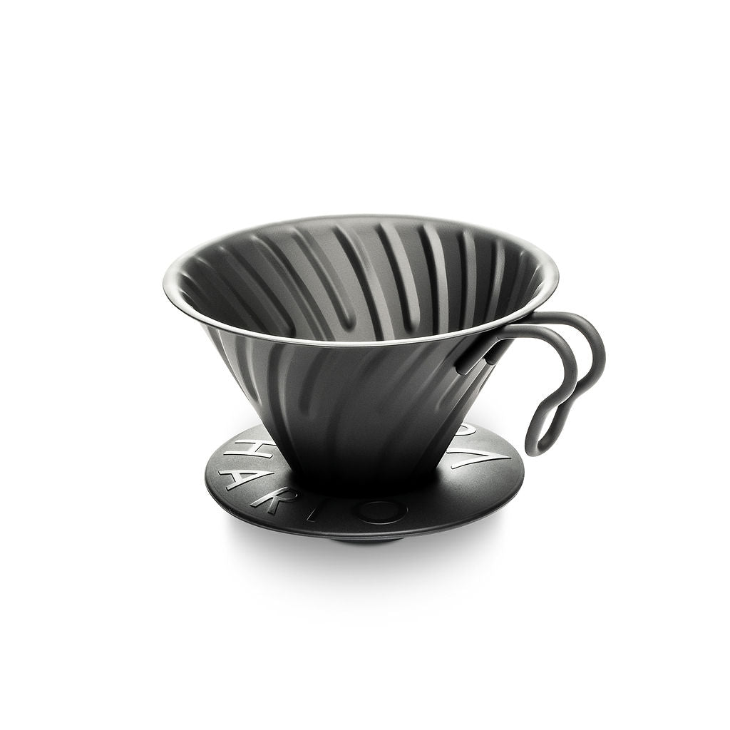 V60 Metal Coffee Dripper 02 - Black - Pour - Over Dripper | Altohaus