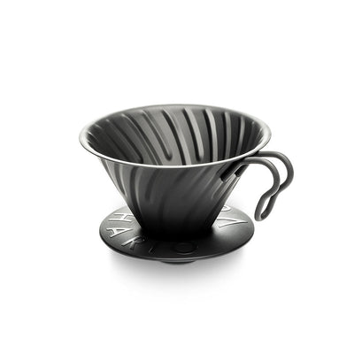 V60 Metal Coffee Dripper 02 - Black - Pour - Over Dripper | Altohaus